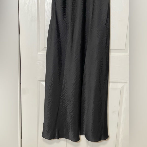 House of Harlow 1960 Women's Satin Slip Dress Circle Side Cutout in Black Sz XL - Picture 12 of 16